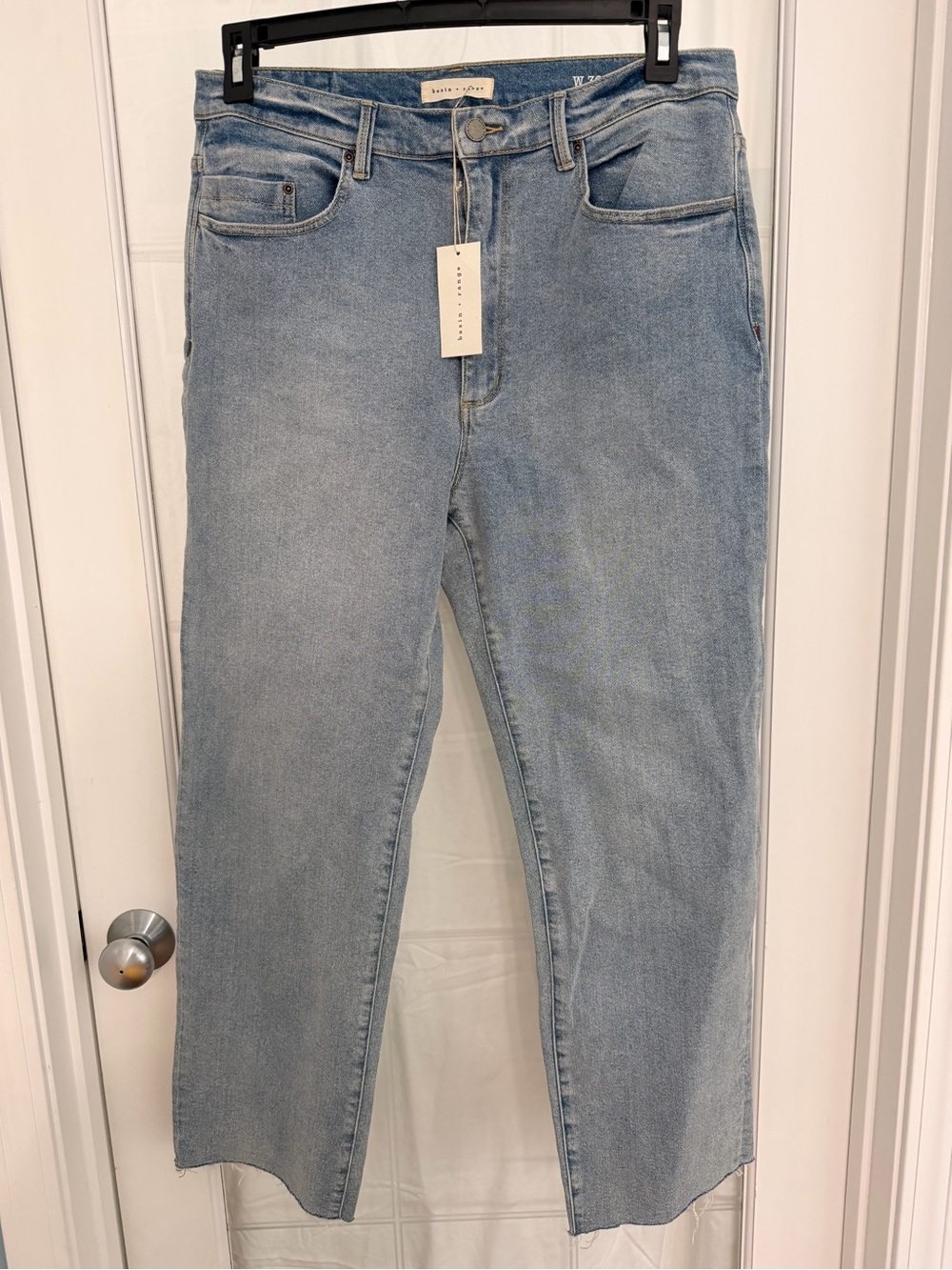 NWT basin & range stovepipe denim pants relaxed fit